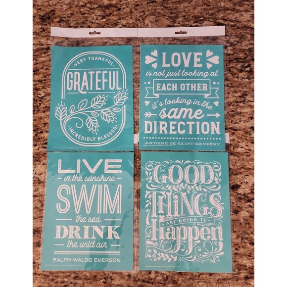 Chalk Couture Wall Decor Chalk Couture Stencils Lot Of 2 Size B